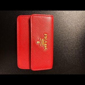 Prada Card holder red